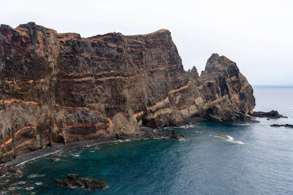 Klippen Ponta Sao Lourenco Kap Ist Der Östlichste Punkt Der — Stockfoto