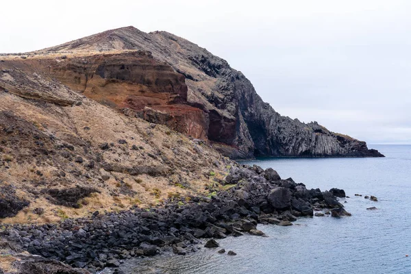 Cliffs Ponta Sao Luiz Cape Het Meest Oostelijke Punt Van — Stockfoto
