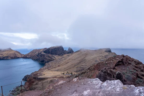 Visa Ponta Sao Lourenco Madeira Östra Punkt Vandringsled Madeira — Stockfoto