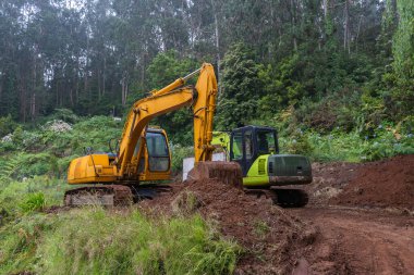 Portekiz, Madeira adasında çalışan iki kazıcı.