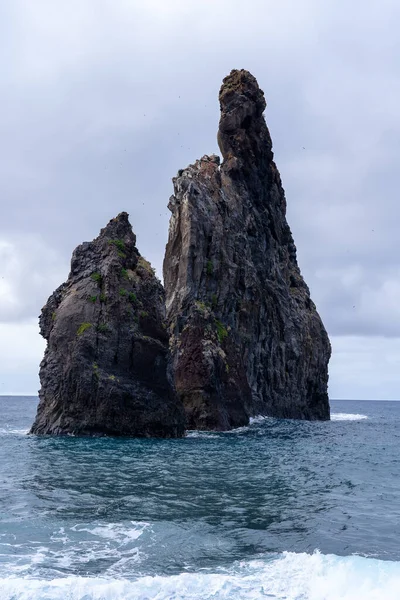 Utsikt Över Klippformationen Ribeira Janela Madeira Portugal — Stockfoto