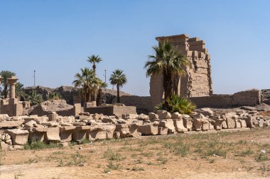 Karnak Tapınağı Kompleksi, yaygın olarak Karnak olarak bilinen, Mısır 'daki çürümüş tapınaklar, şapeller, sütunlar ve diğer binaların geniş bir karışımından oluşur..