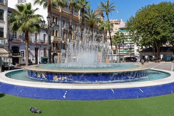 Huelva Spain April 2022 Fountain One Street Huelva Old Town — Foto de Stock
