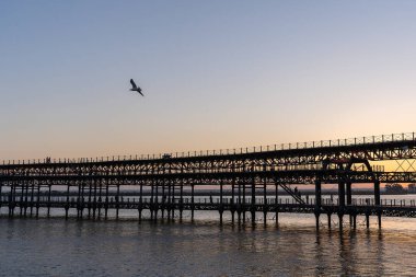 Tarihsel Rio Tinto İskelesi Huelva, Endülüs, Güney İspanya