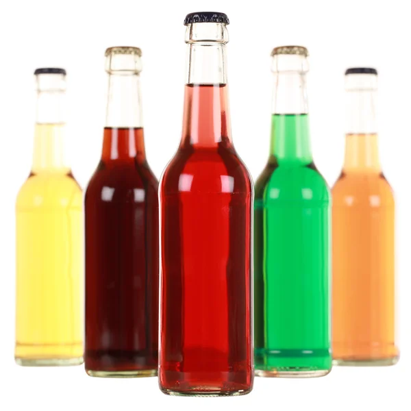 Bottles with soda — Stock Photo, Image