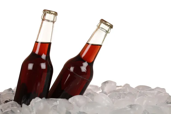 Cola on ice — Stock Photo, Image