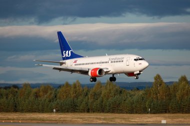 SAS İskandinav Havayolları boeing 737-500