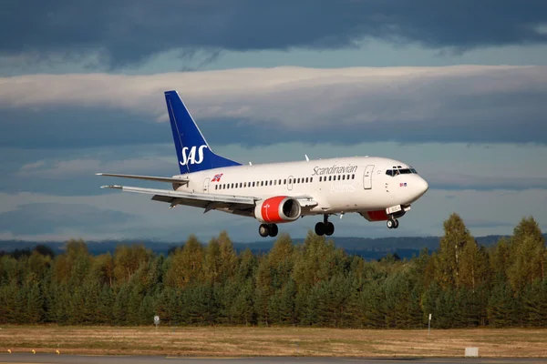 SAS Scandinavian Airlines Boeing 737-500 — Stock Photo, Image