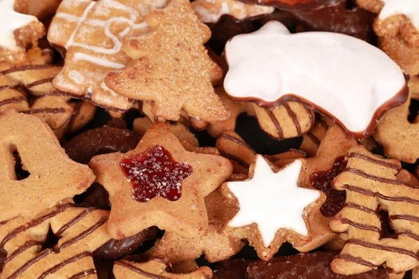 Karácsonyi cookie-k gyűjteménye — Stock Fotó