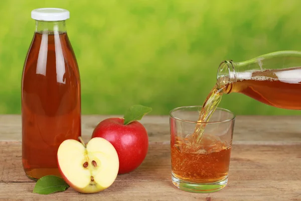 Jugo de manzana — Foto de Stock