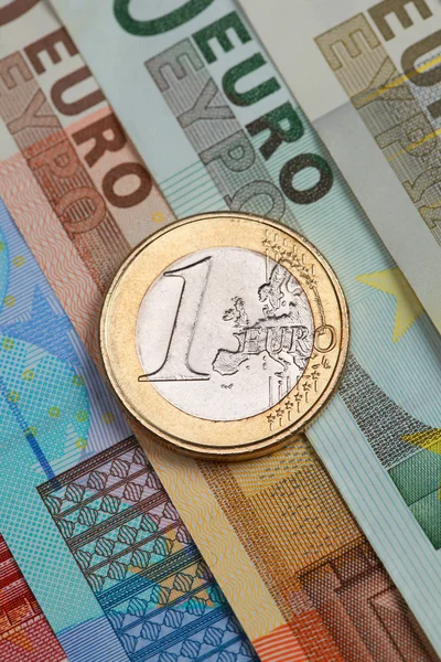 Um euro — Fotografia de Stock