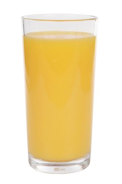 Bardakta portakal suyu