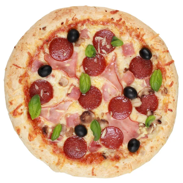 Pizza deluxe — Stockfoto