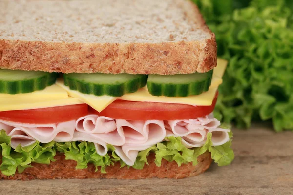 Sandwich met Turkije — Stockfoto
