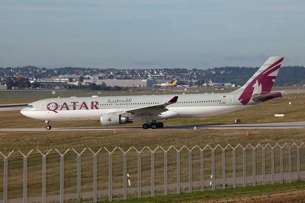Катарский Airbus A330 — стоковое фото