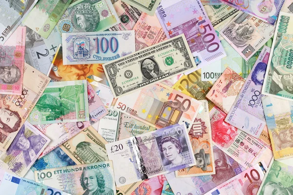 Currency background — Stock Photo, Image