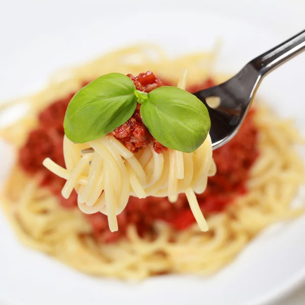 Cooked Spaghetti Bolognese — Stock Photo, Image