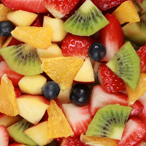 Fundo de salada de frutas — Fotografia de Stock