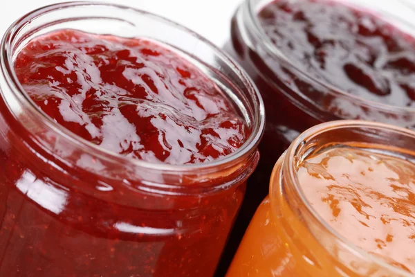 Marmalade in jars