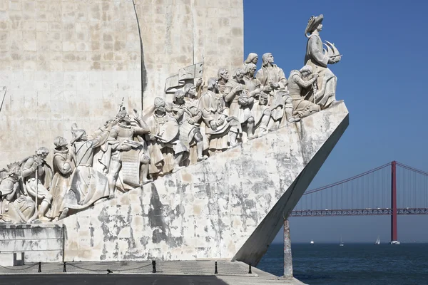 Memorial dos conquistadores em Lisboa Portugal — Fotografia de Stock
