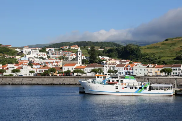 奥尔塔 faial 葡萄牙亚速尔群岛上的端口 — 图库照片