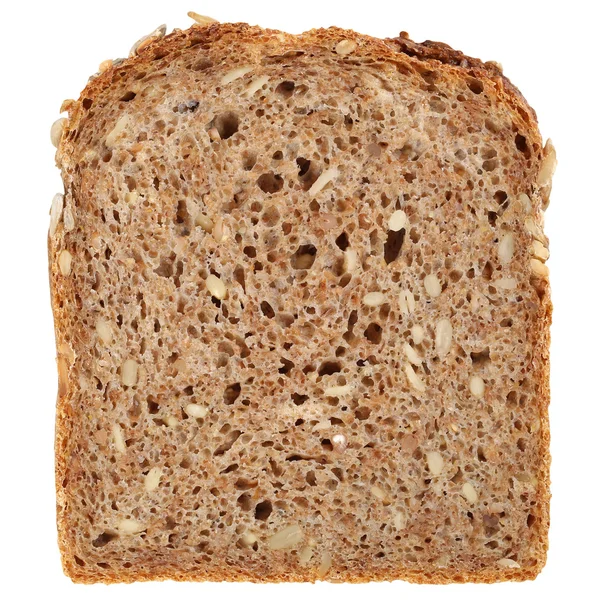 Scheibe Vollkornbrot — Stockfoto