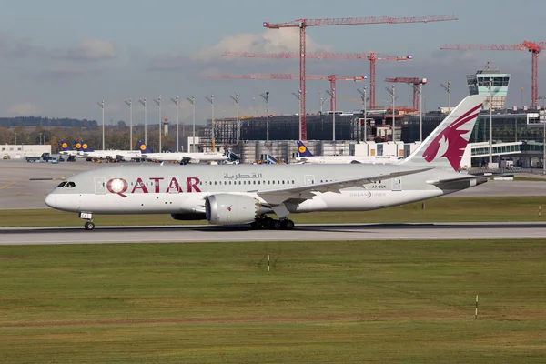 카타르 보잉 787 드림 라이너 — 스톡 사진