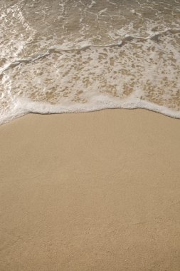 plaj, kum, dalgalar, tatil ve arka plan