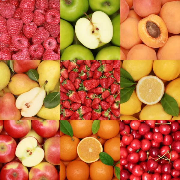 Raccolta di frutta fresca — Foto Stock