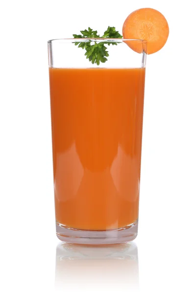 Carrot juice isolated — Stock Photo, Image