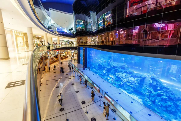 Dubaj Spojené Arabské Emiráty Května 2021 Dubai Mall Aquarium Luxury — Stock fotografie