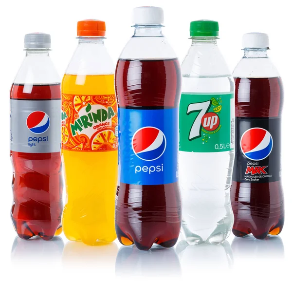 Stuttgart Niemcy Sierpnia 2021 Pepsi Cola Lemoniada Napoje Bezalkoholowe Plastikowych — Zdjęcie stockowe