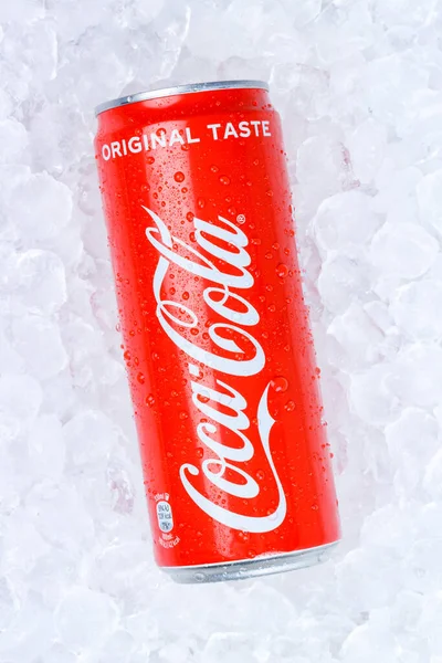 Штутгарт Германия Января 2021 Coca Cola Coca Cola Банке Лимонада — стоковое фото