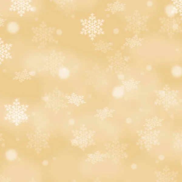 コピースペースコピースペースの正方形の雪のフレークとクリスマスの背景パターン冬のカードの壁紙 — ストック写真