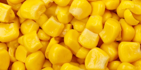 Kukorica Háttér Zöldség Felülről Panoráma Felülnézetből — Stock Fotó
