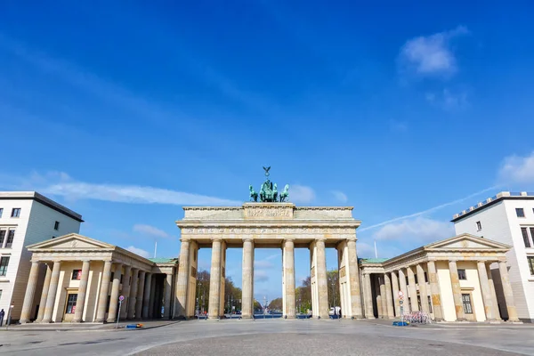 Berlin Brandenburger Tor Gate Németországban Másolás Tér Másolás Látvány — Stock Fotó