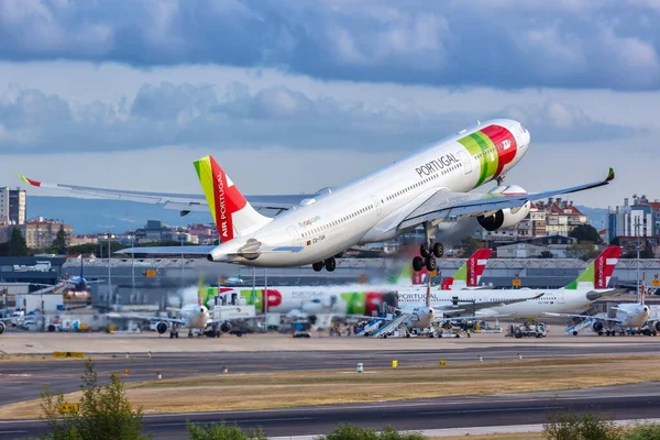 Lisbon Portugal September 2021 Tap Air Portugal Airbus A330 900Neo — Stock Photo, Image