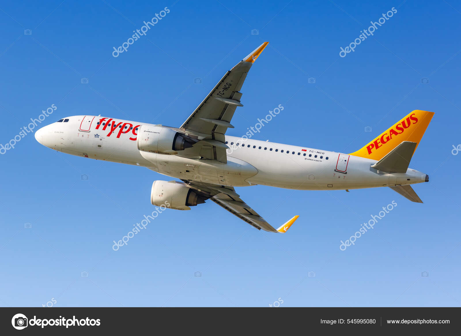 Munich Germany September 2021 Pegasus Airbus A320Neo Airplane