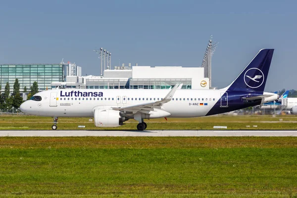 München Deutschland September 2021 Lufthansa Airbus A320Neo Flugzeug Auf Dem — Stockfoto