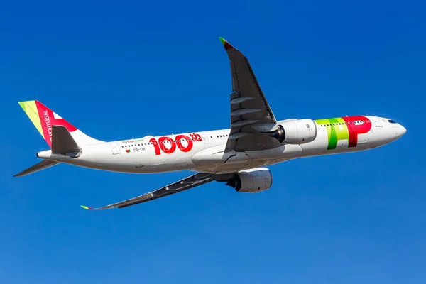 Lisboa Portugal Septiembre 2021 Tap Air Portugal Airbus A330 900Neo — Foto de Stock