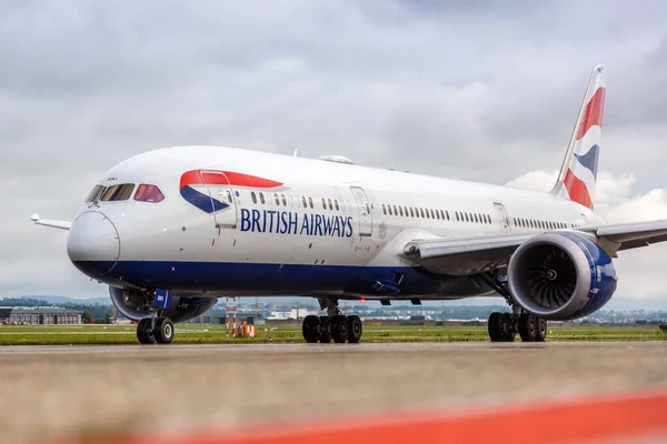 Στουτγάρδη Γερμανία Σεπτεμβρίου 2021 British Airways Boeing 787 Dreamliner Airplane — Φωτογραφία Αρχείου