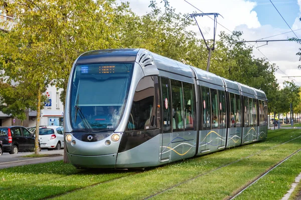 Toulouse França Setembro 2021 Modern Light Rail Tram Model Alstom — Fotografia de Stock