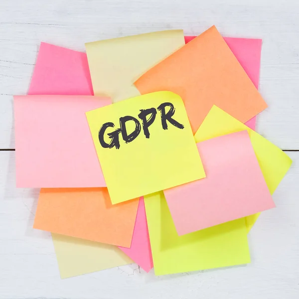 Gdpr General Data Protection Regulation Law European Union Websites Internet — Stock Photo, Image