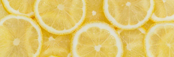 Lemons Citrus Fruits Lemon Banner Collection Food Background Fresh Fruit — Stock Photo, Image