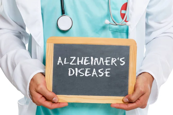 Doktor Alzheimers Kór Alzheimer Kór Alzheimer Kór Egészséges Egészségügyi Palatábla — Stock Fotó