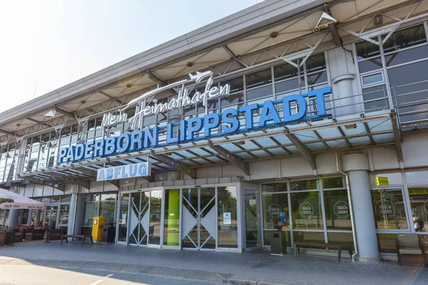 Ahden Duitsland Augustus 2020 Paderborn Lippstadt Airport Pad Terminal Gebouw — Stockfoto