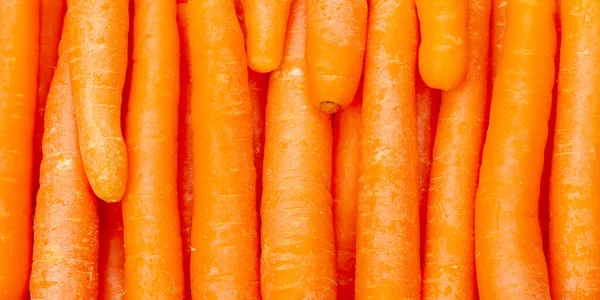 Морква Морквяний Фон Овочі Зверху Панорама Свіжі — стокове фото