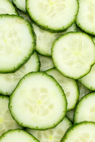 Komkommer Komkommers Achtergrond Groenten Uit Bovenstaande Portret Formaat Vers — Stockfoto