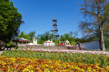 Killesberg Park Bahçesindeki Kule Stuttgart, Almanya
