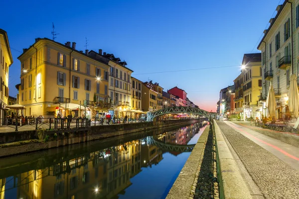 Milan Navigli Milano Εστιατόριο Και Μπαρ Περιοχή Ταξίδια Διακοπές Πόλη — Φωτογραφία Αρχείου